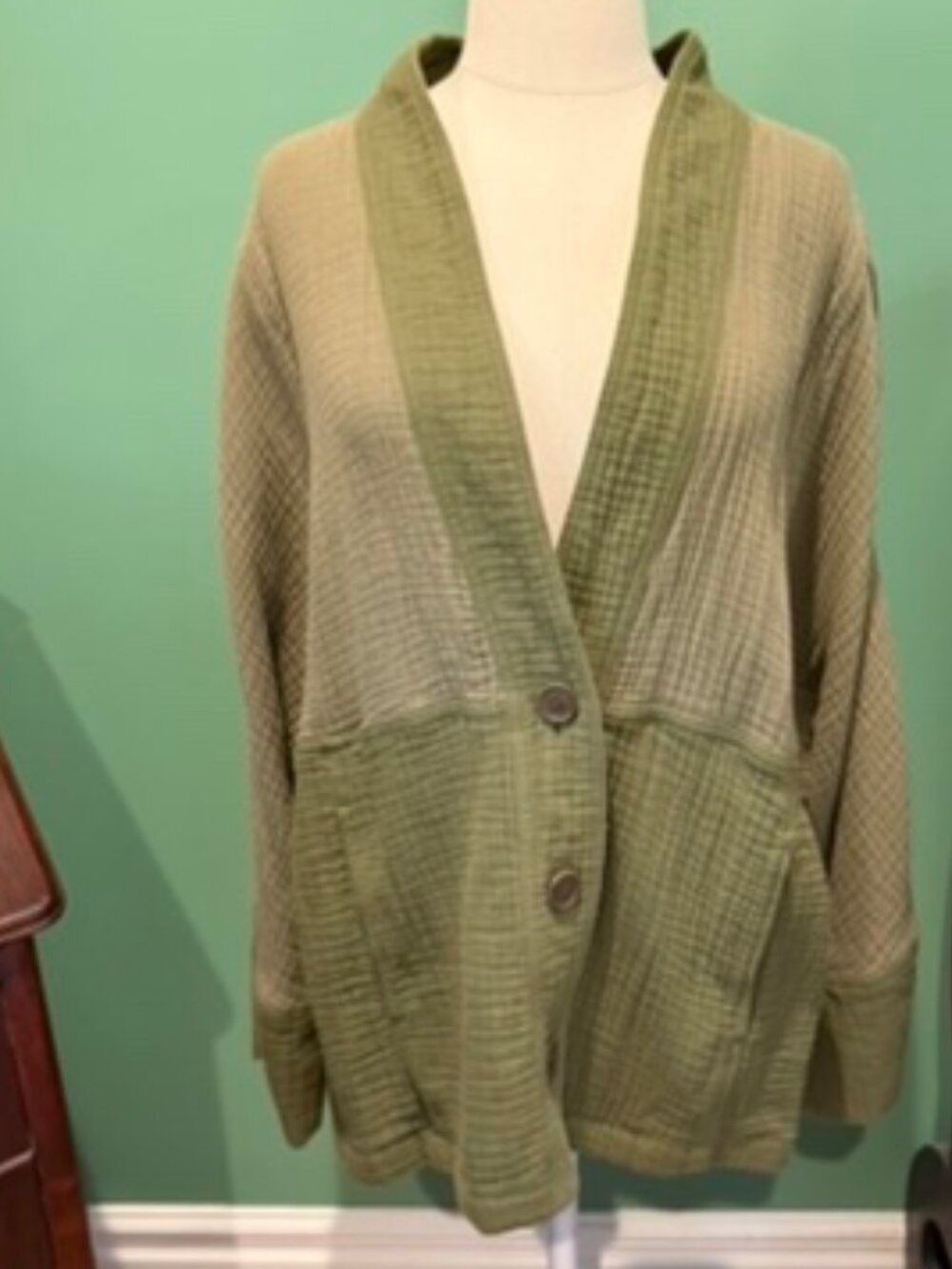 Like-New Madewell Cotton Crepe Cardigan Sz XL